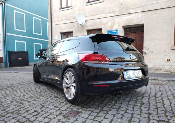 Volkswagen Scirocco cena 38999 przebieg: 153000, rok produkcji 2010 z Łęczyca małe 277